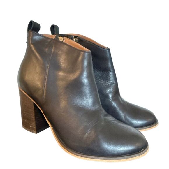 BP black leather booties size 8 - Picture 2 of 12